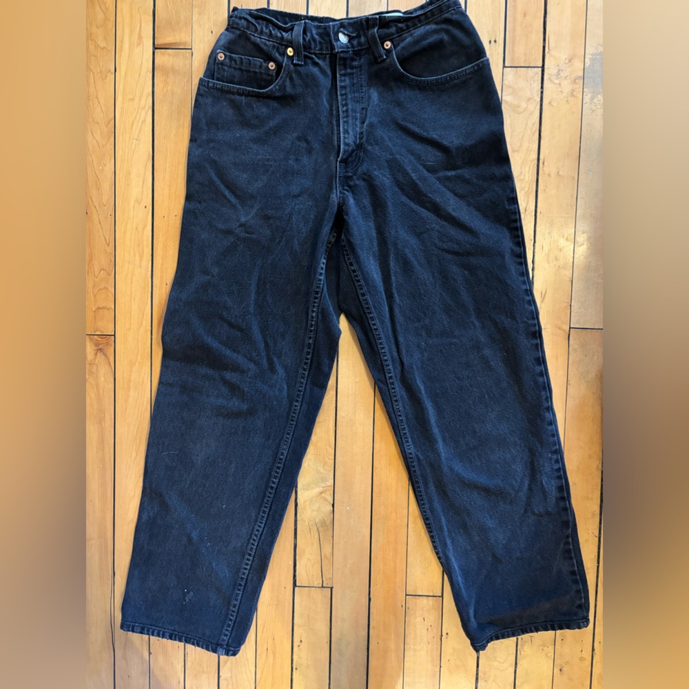 Aligrace black straight leg jeans
